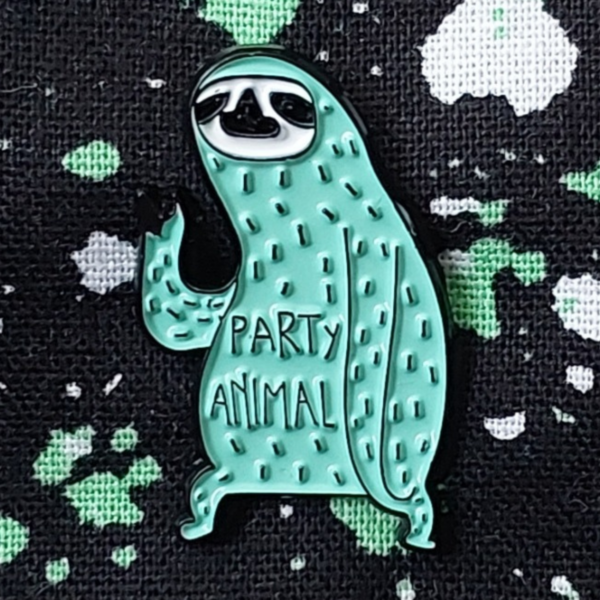 Party Animal Enamel Pin