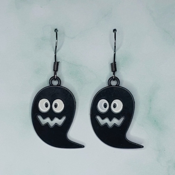 Ghost Earrings (Black)