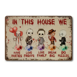 In This House Tin Sign