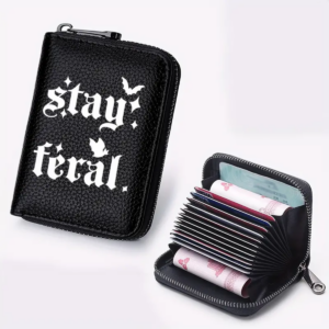 Stay Feral Card Holder
