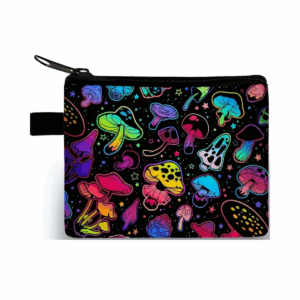 Trippy Mushroom Coin Purse
