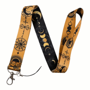 Compass Moon Lanyard