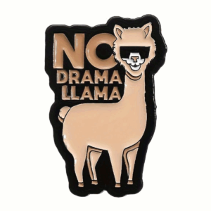 No Drama Llama Enamel Pin